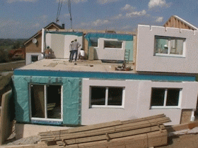 casa cu structura de lemn 11